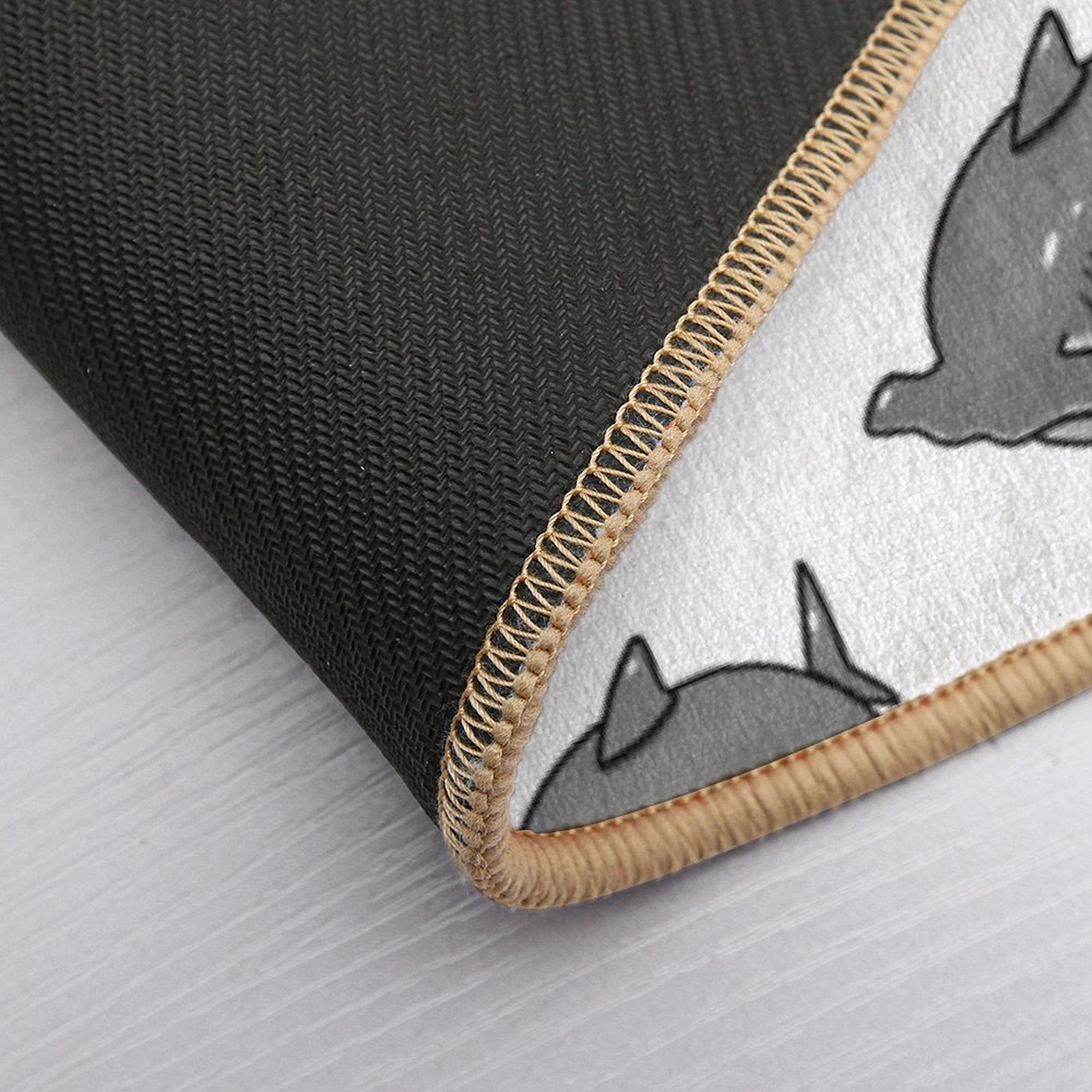 Chunky Hammerhead Shark  Easy Maintenance Bath Mat