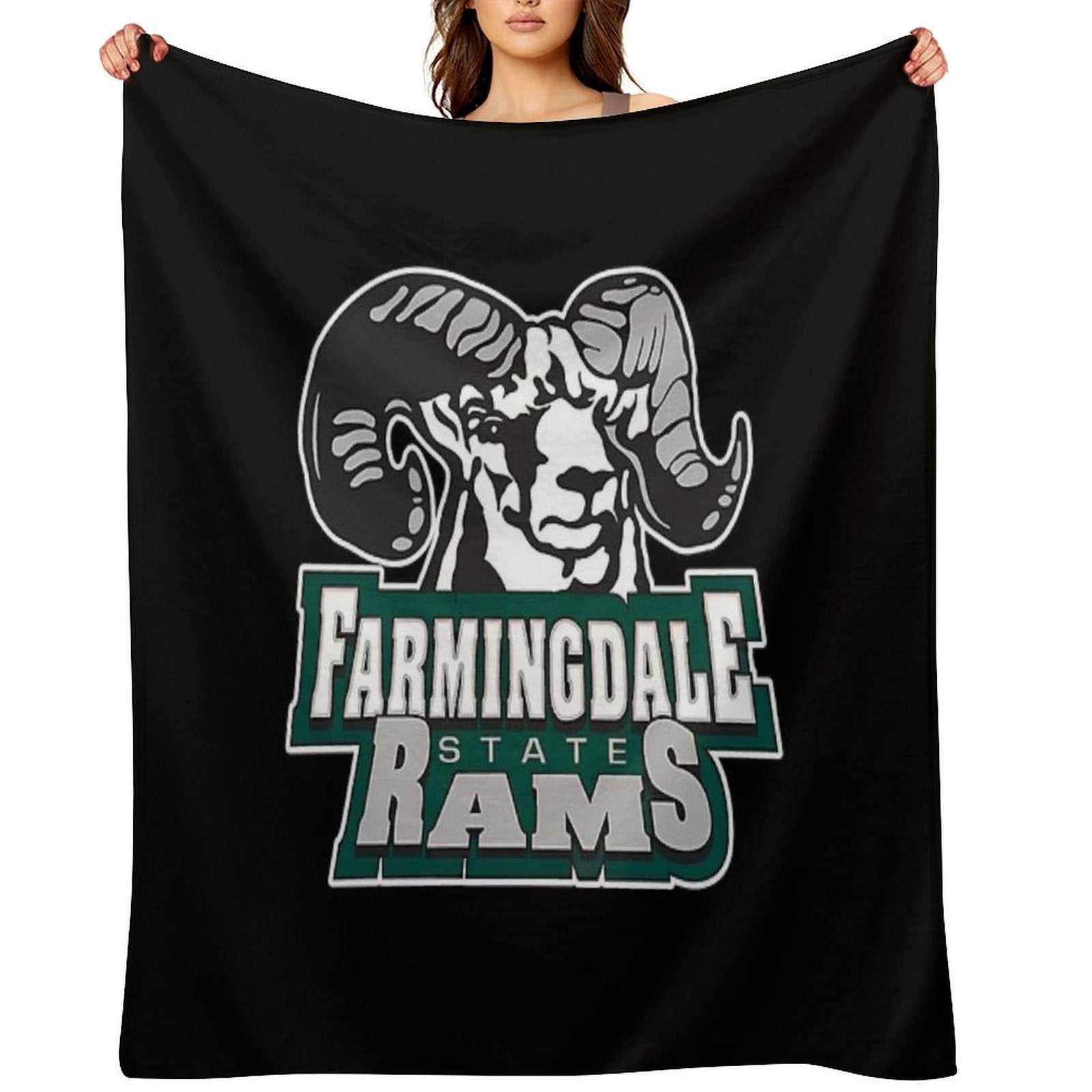 Farmingdale State College Wrinkle-free Throw Blanket