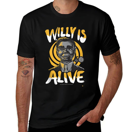 The Twilight Zone 60th Anniversary Willy Is Alive Poster  Rolled Sleeves T-Shirt