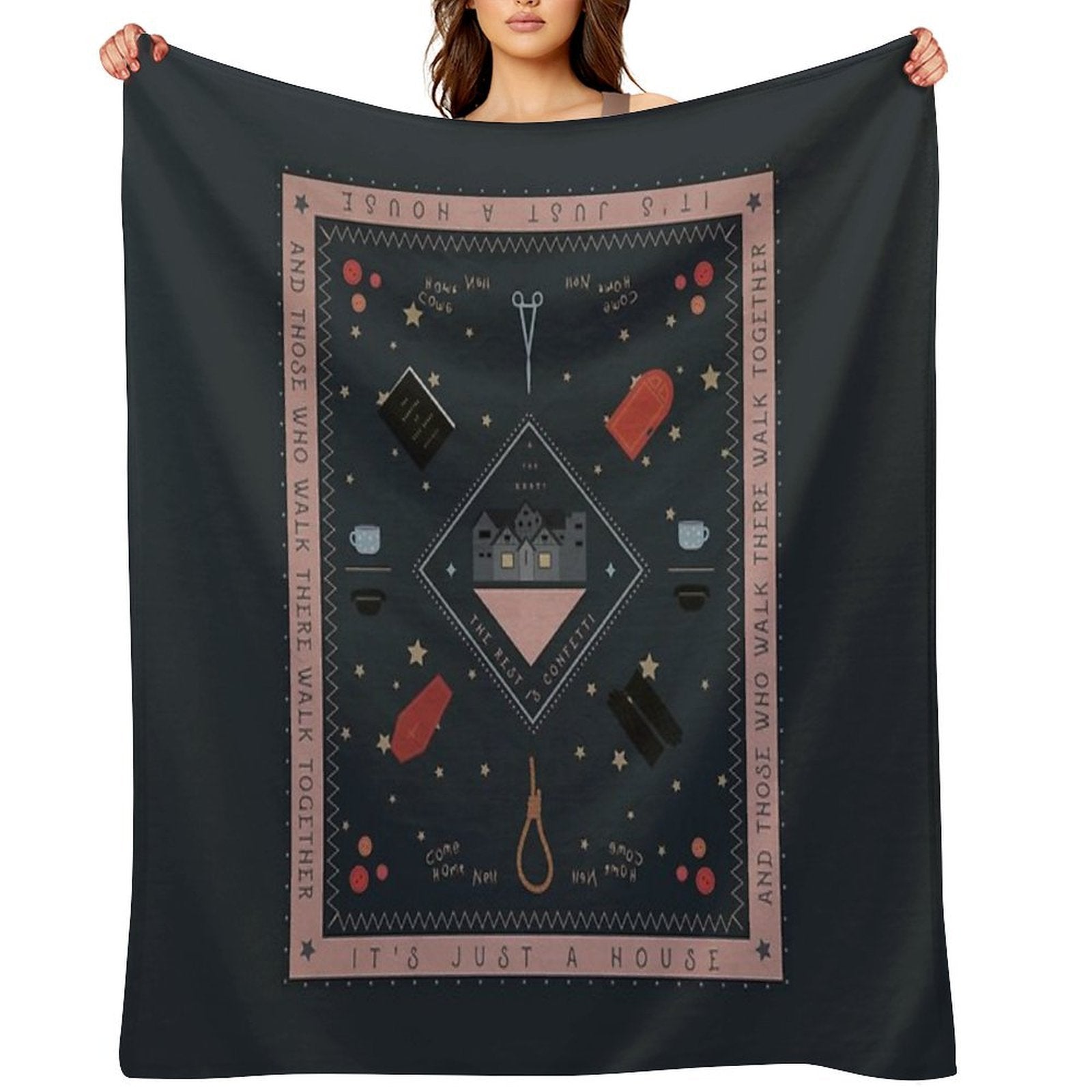 The Haunting of Hill House Machine-washable Throw Blanket