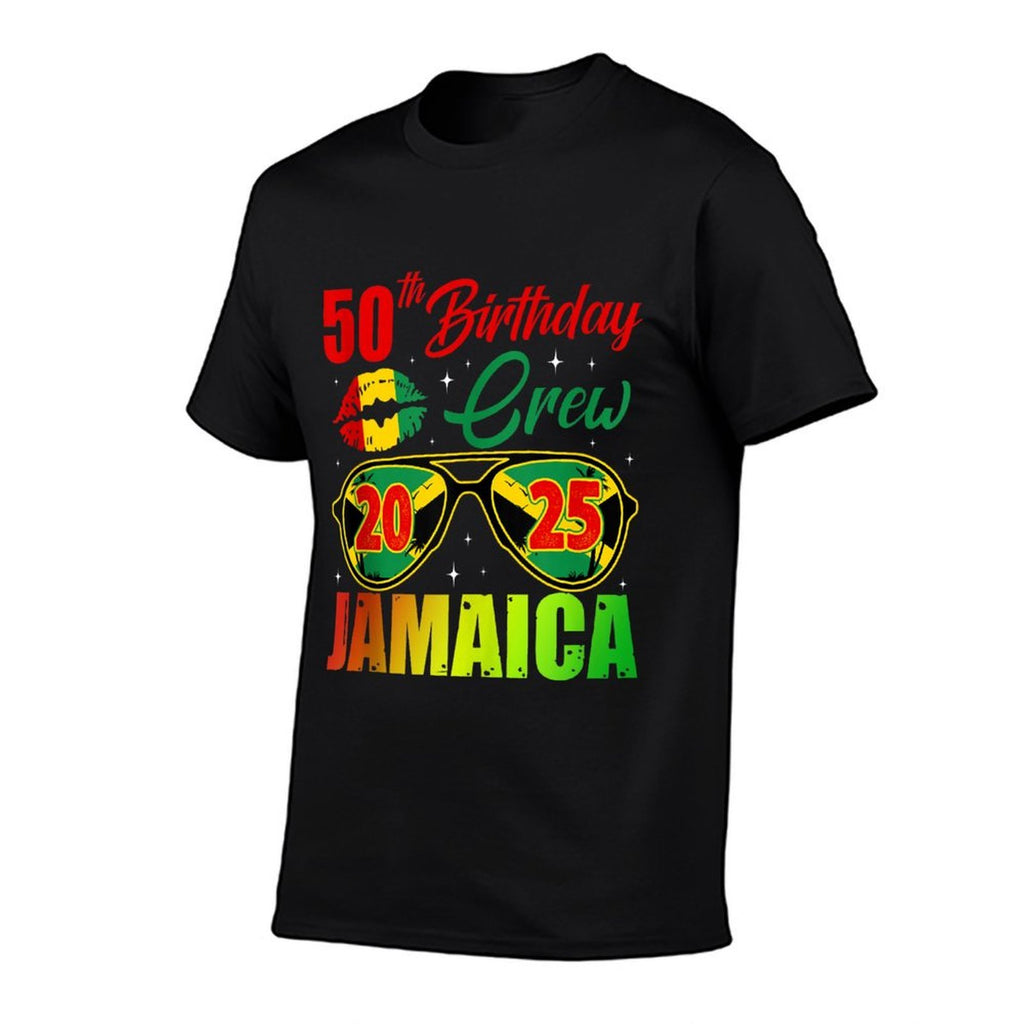 50th Birthday Crew Jamaica Party 2025 Birthday Trip  Affordable Price T-Shirt