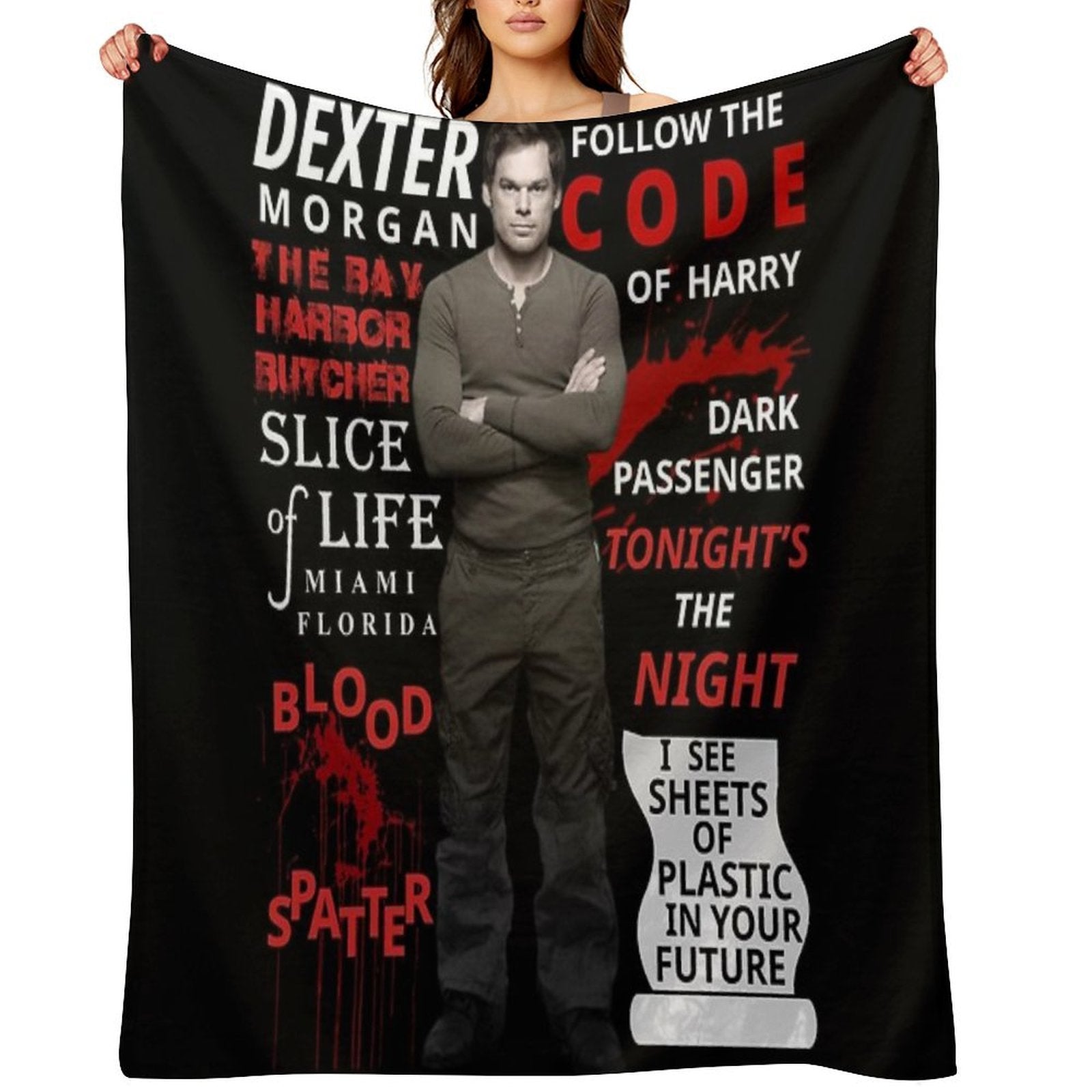Dexter Plush Throw Blanket