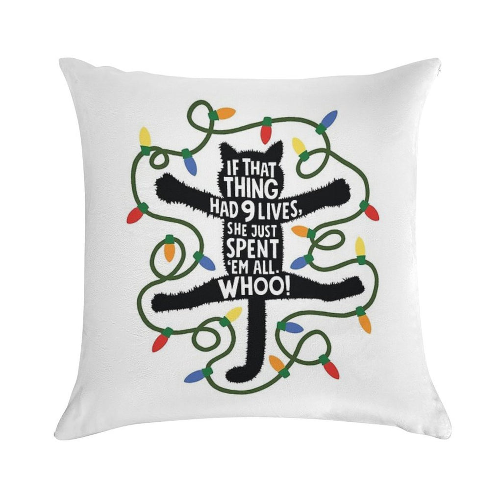 Fried Cat Soft Multiple Sizes Throw Pillow