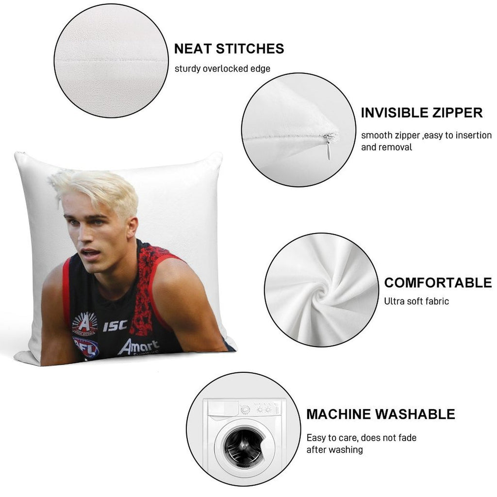 Matt Guelfi Soft Short Plush Fabric Throw Pillow