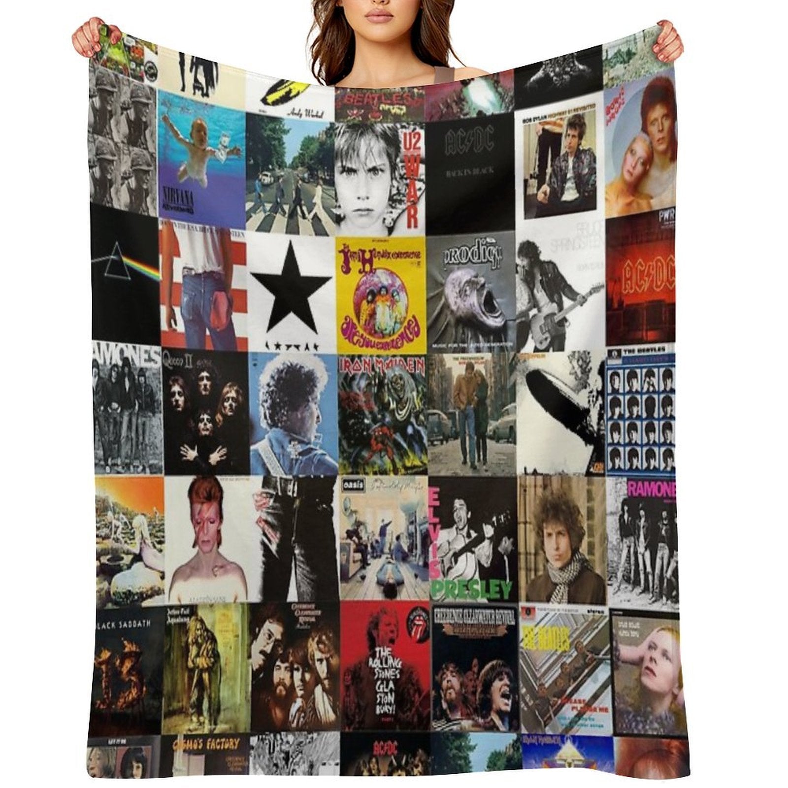 Vynil Lightweight Throw Blanket