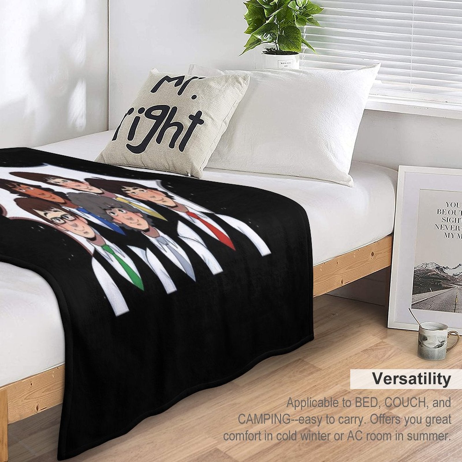 Tally Hall Anime Art Versatility Throw Blanket