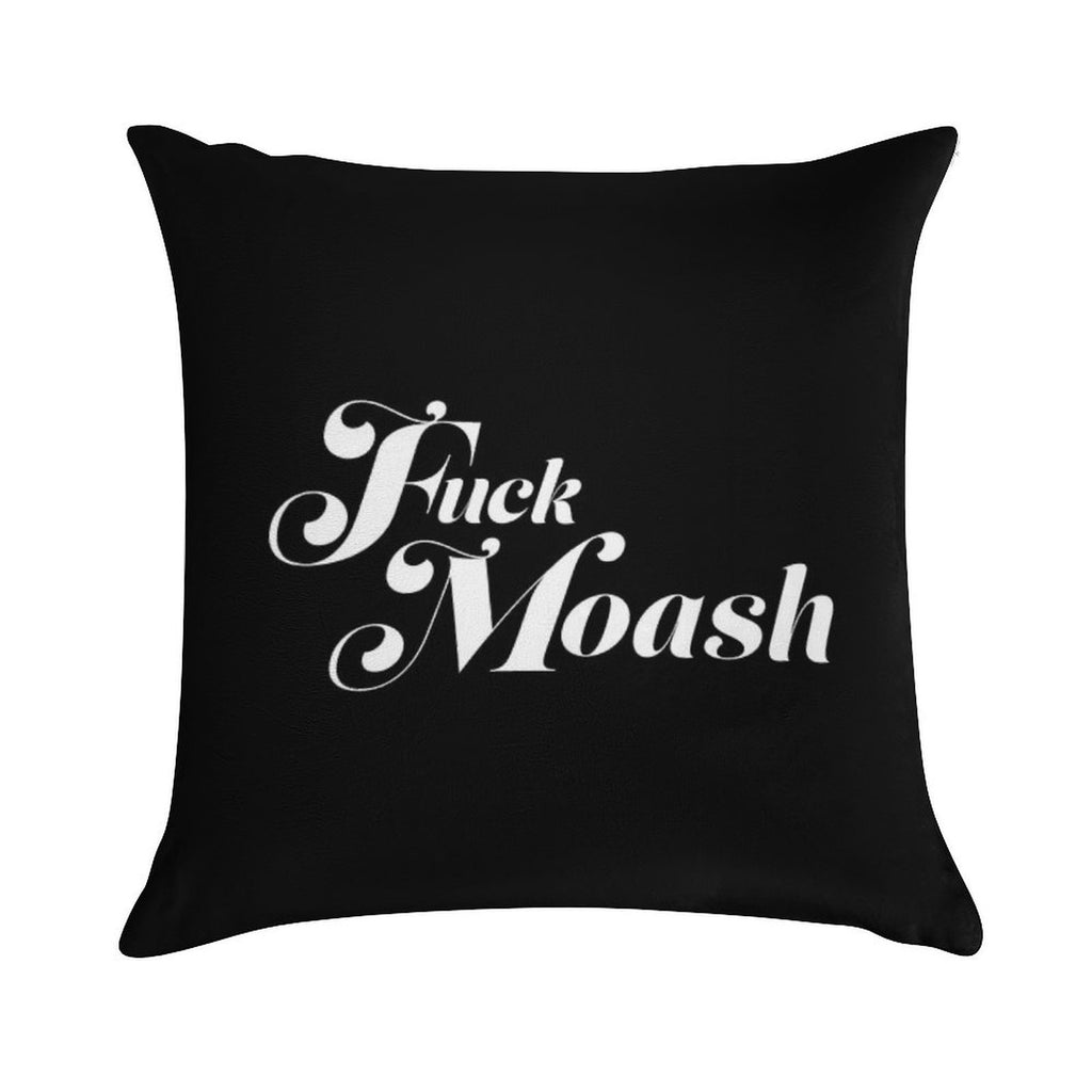 Fuck Moash Soft Short Plush Fabric Throw Pillow