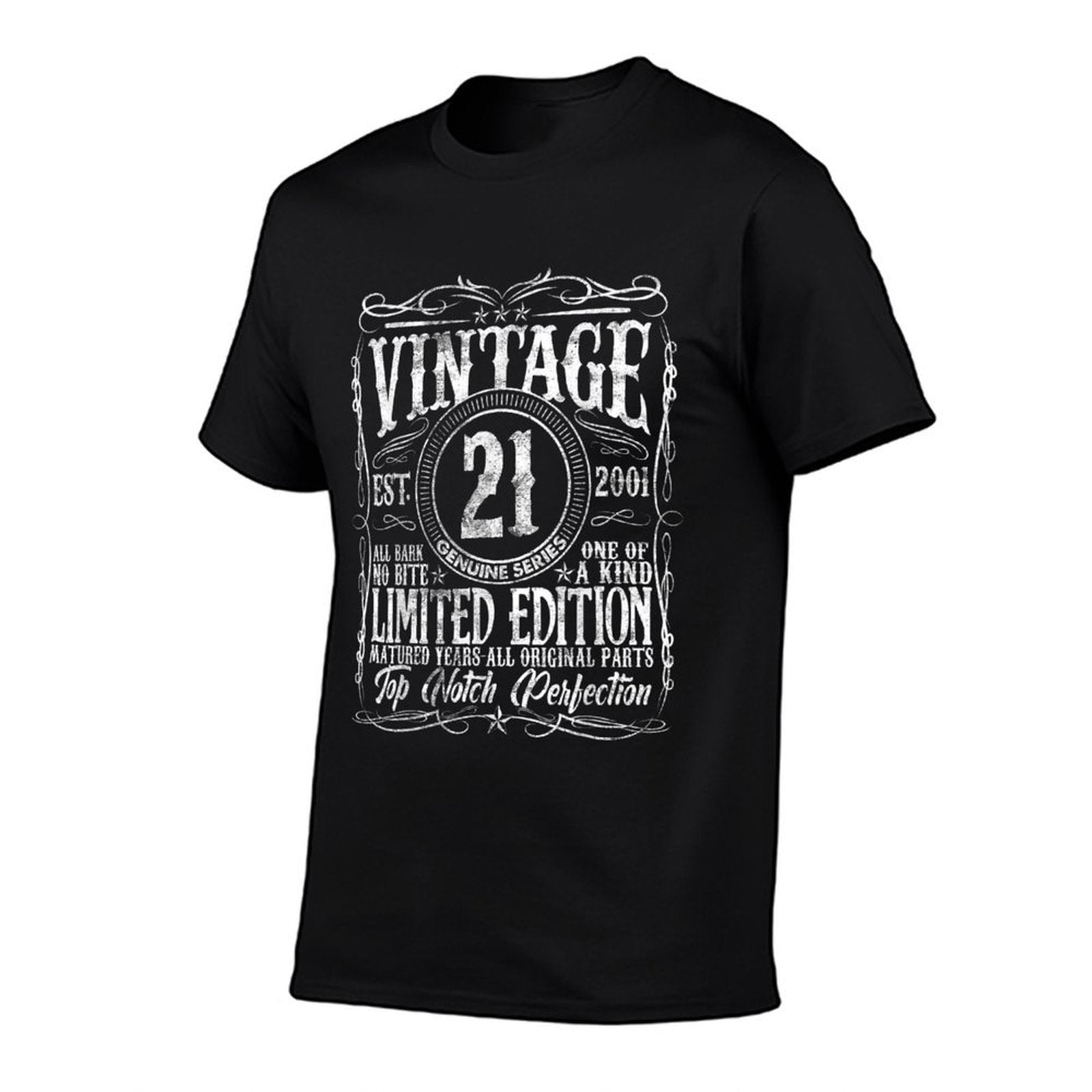 Vintage 2001 Limited Edition 2001 21 Years Old 21st Birthday  Soft T-Shirt