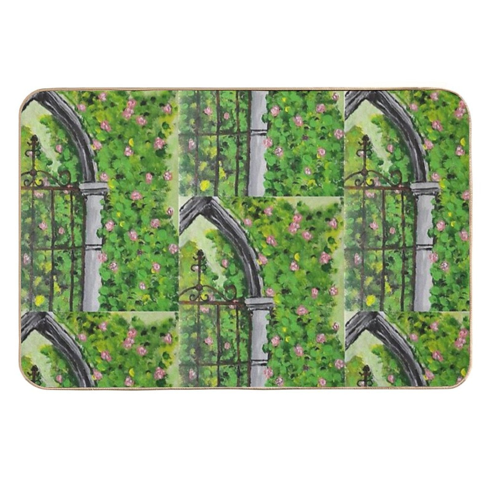 Secret Garden Entrance  Eco-Friendly Bath Mat