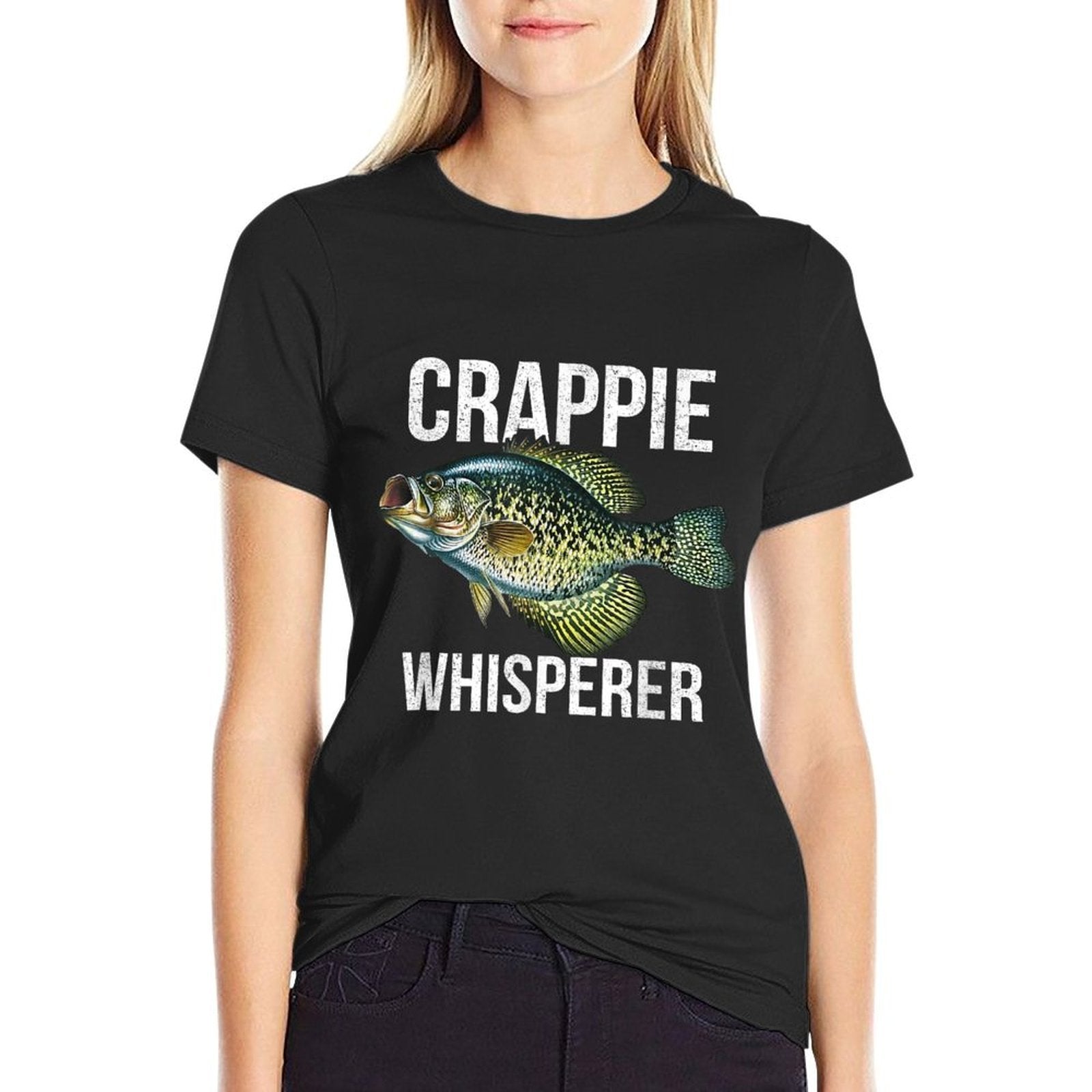 Crappie Whisperer, Crappie Fishing  Affordable Price T-Shirt