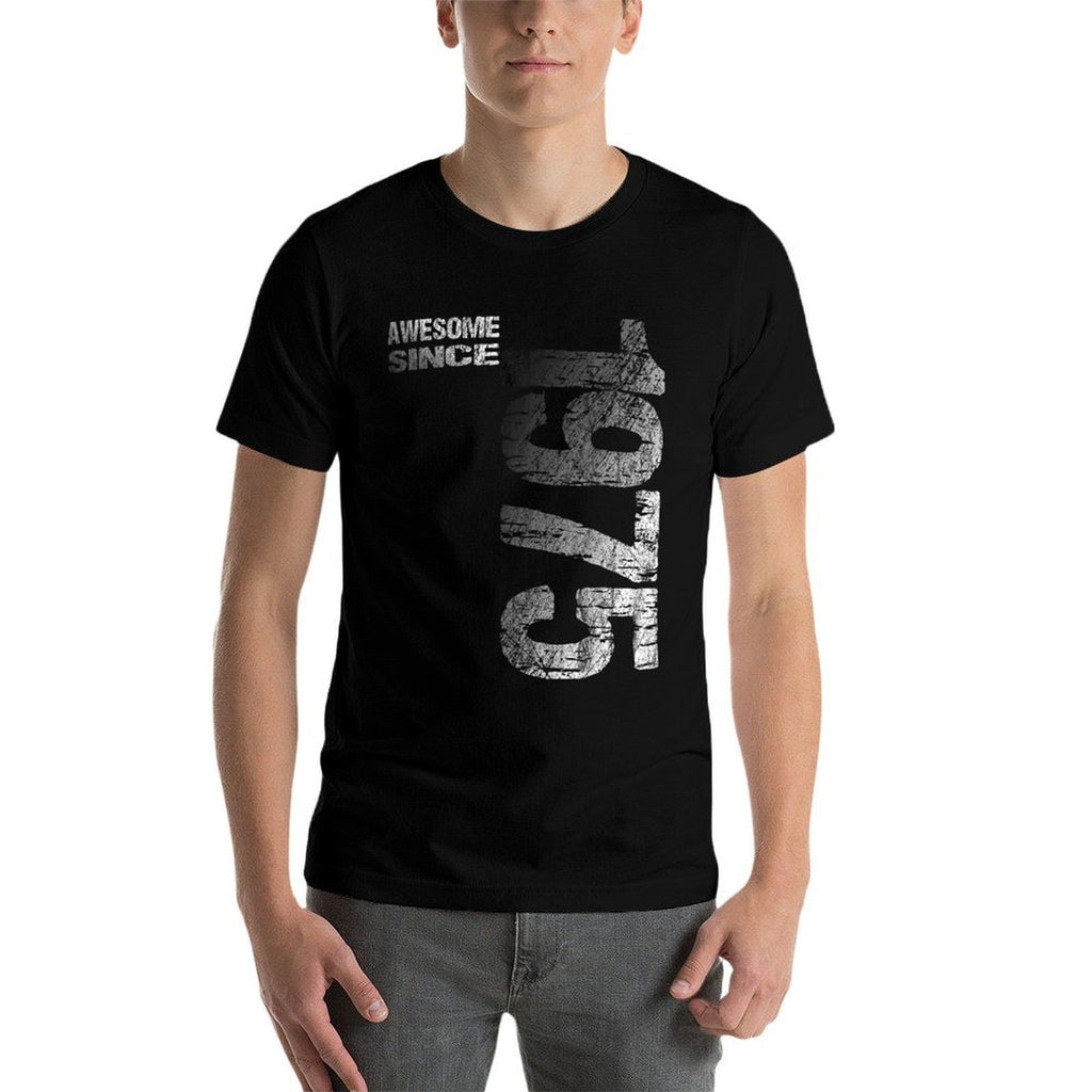 Awesome Since 1975 50th Birthday Born 1975  Cotton T-Shirt