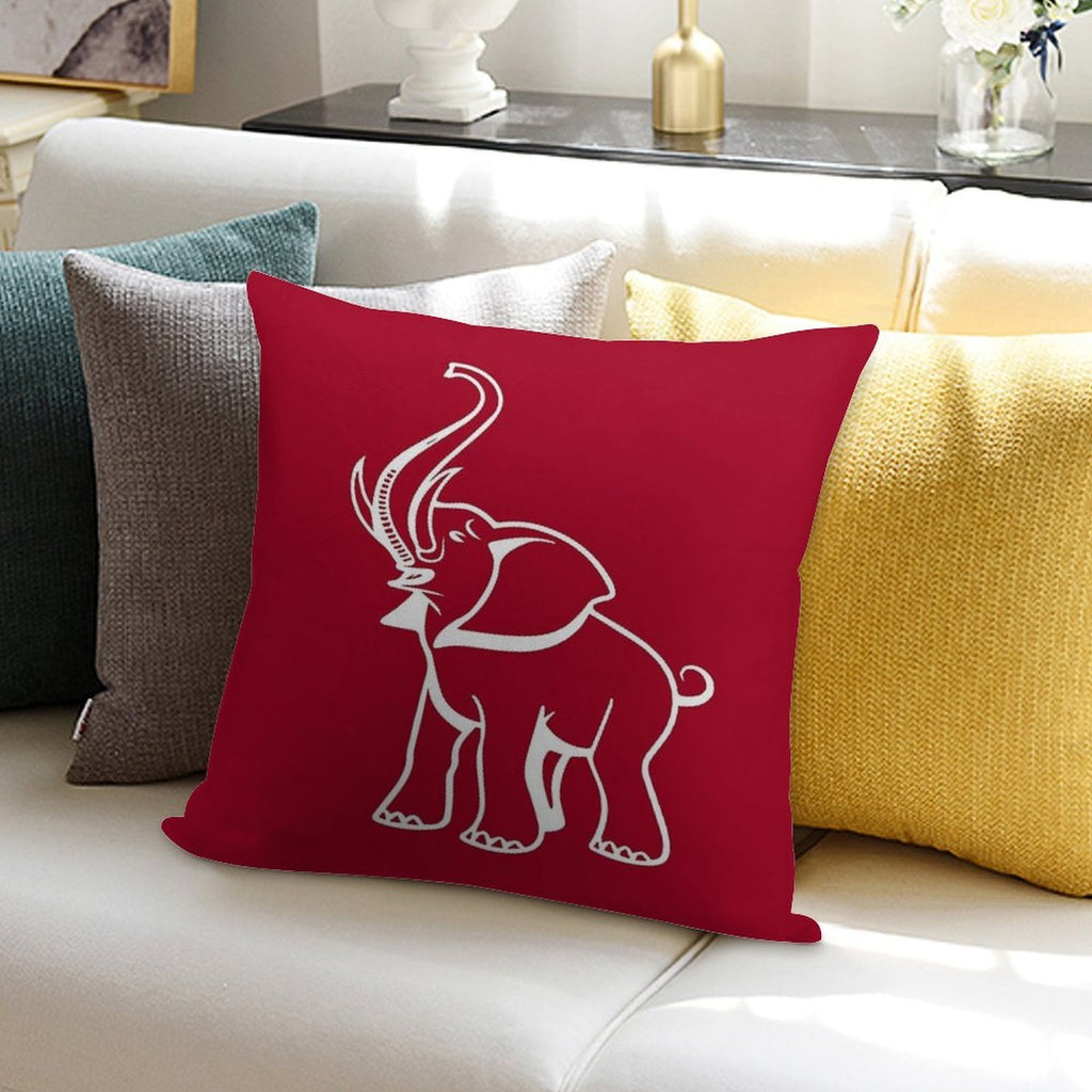 Delta Elephant Sigma Red Theta 2 Soft Style Accent Throw Pillow