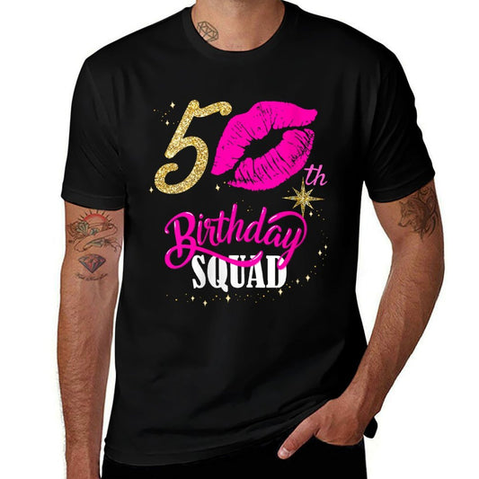 Womens Las Vegas Girls Trips 2024 Queen 50th Birthday Squad  Stretchy T-Shirt