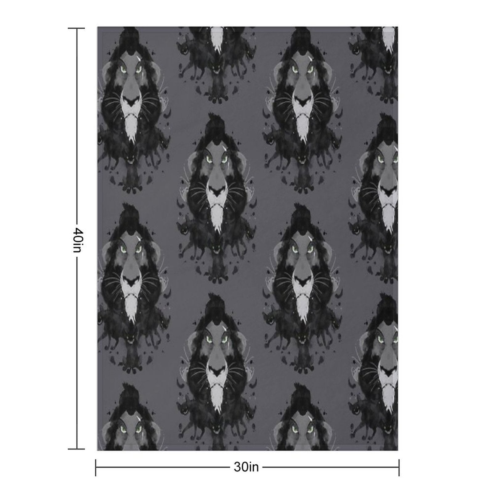 Scar Ink Durable Throw Blanket