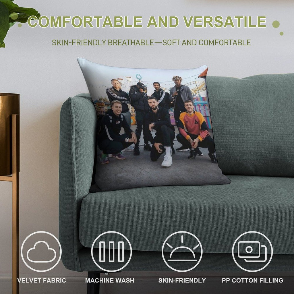 Sideman Soft Durable Construction Throw Pillow