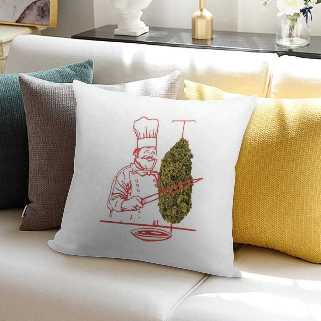 Döner Kebab Weed Soft Warmth Comfort Throw Pillow