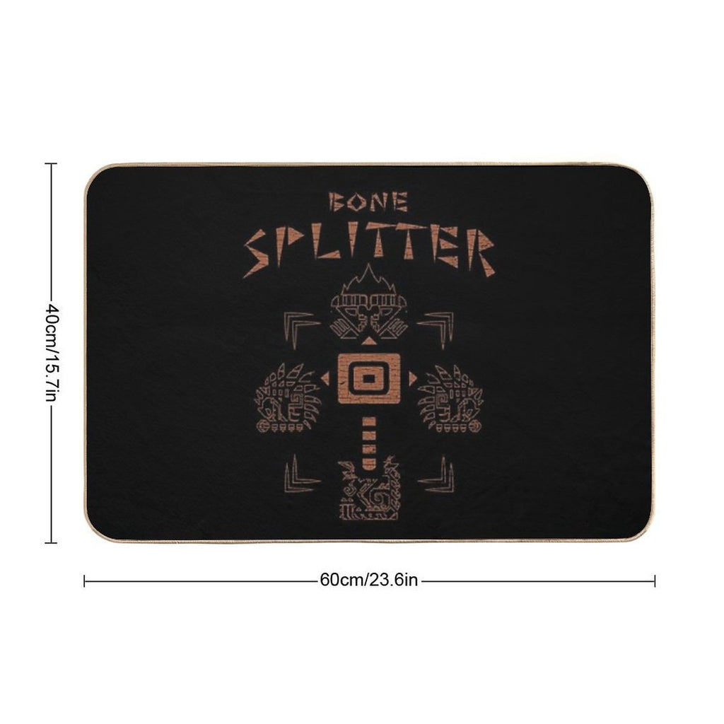 Monster Hunter Hammer  Pet-Safe Bath Mat