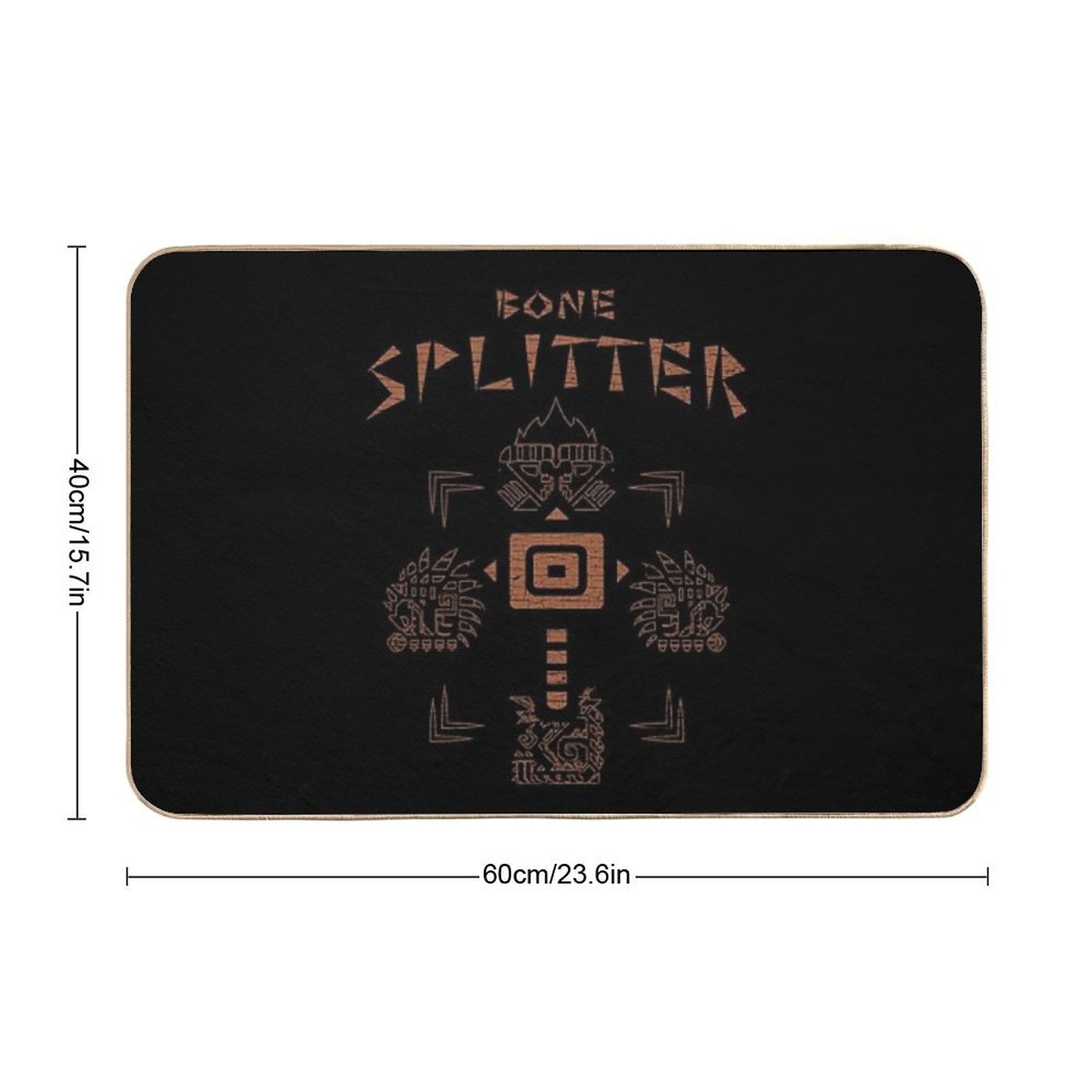 Monster Hunter Hammer  Pet-Safe Bath Mat
