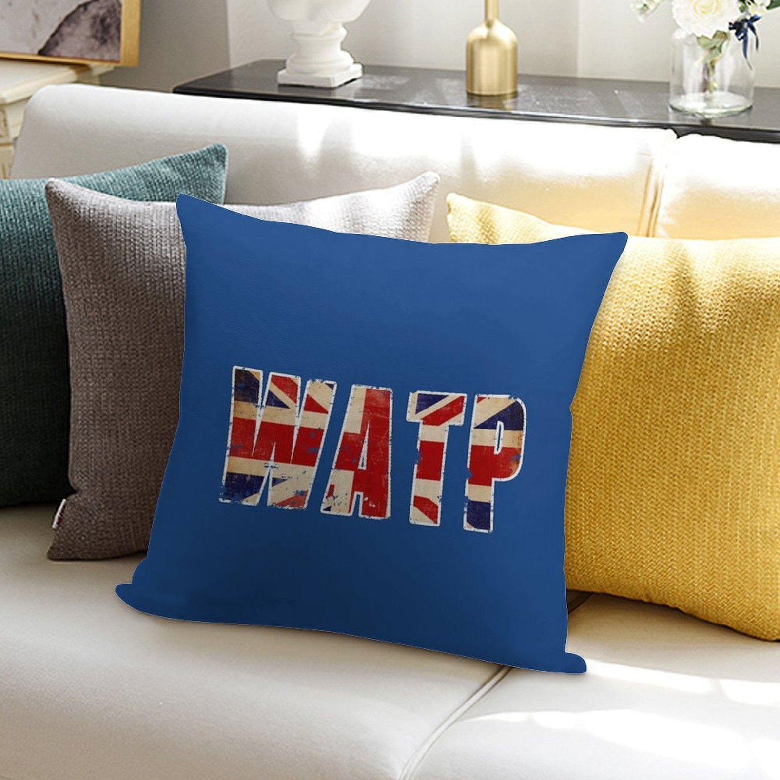 We Are The People - Rangers Soft High-Density Material Throw Pillow