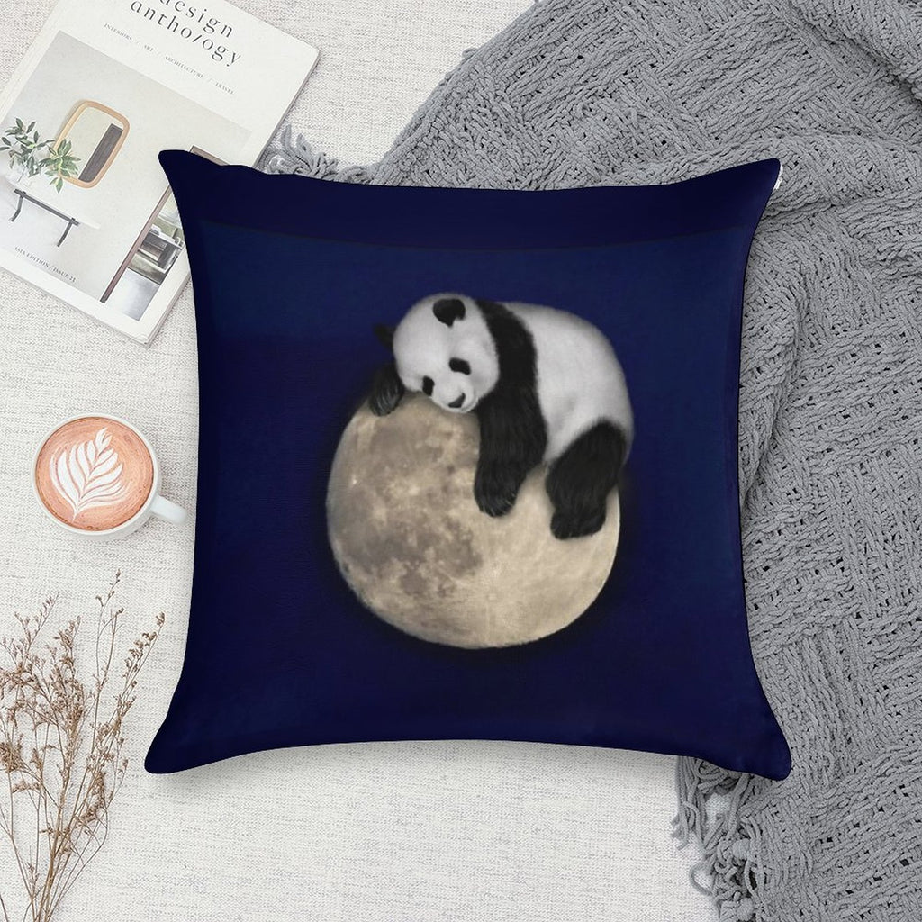 Sleeping on The Moon Soft Anti-Pilling Throw Pillow