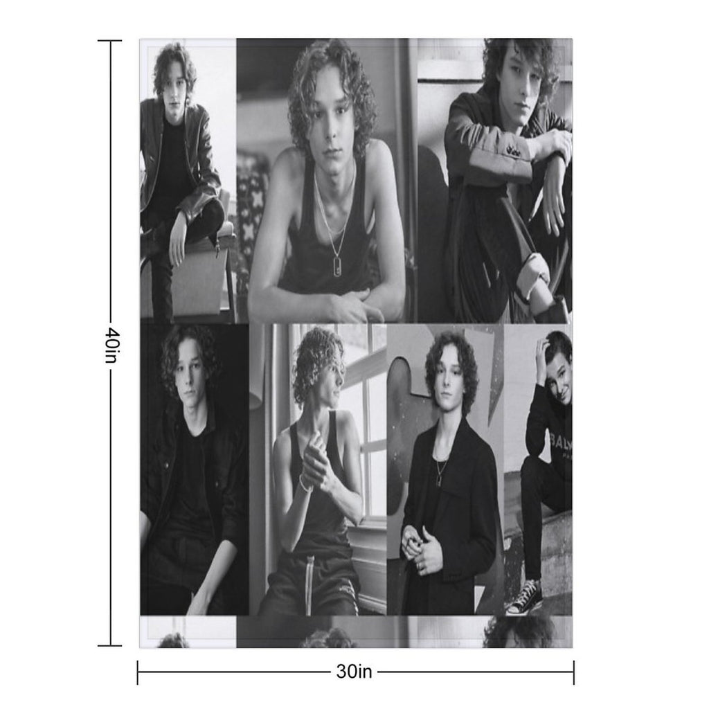 Black And White Mason Thames Collage Versatility Throw Blanket