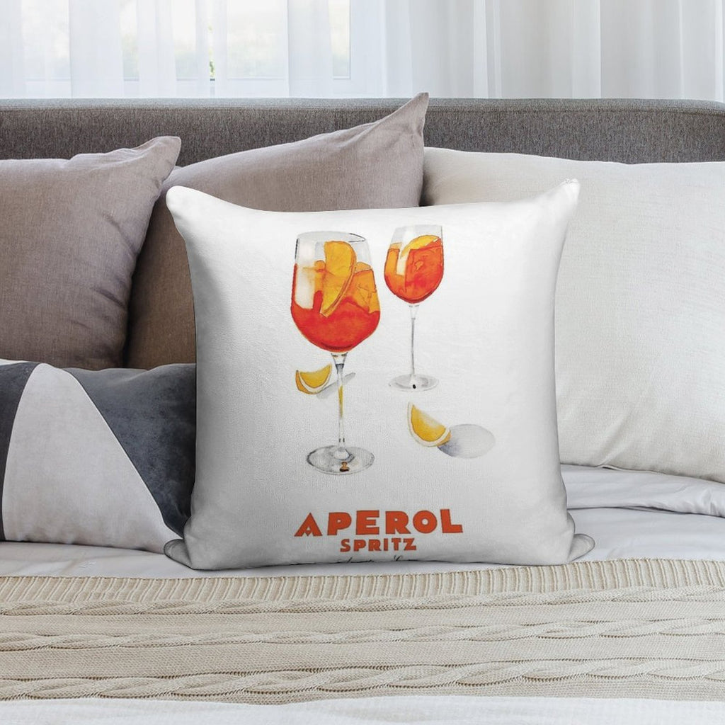 Aperol! Spritz Poster Soft Ultra-Soft Texture Throw Pillow