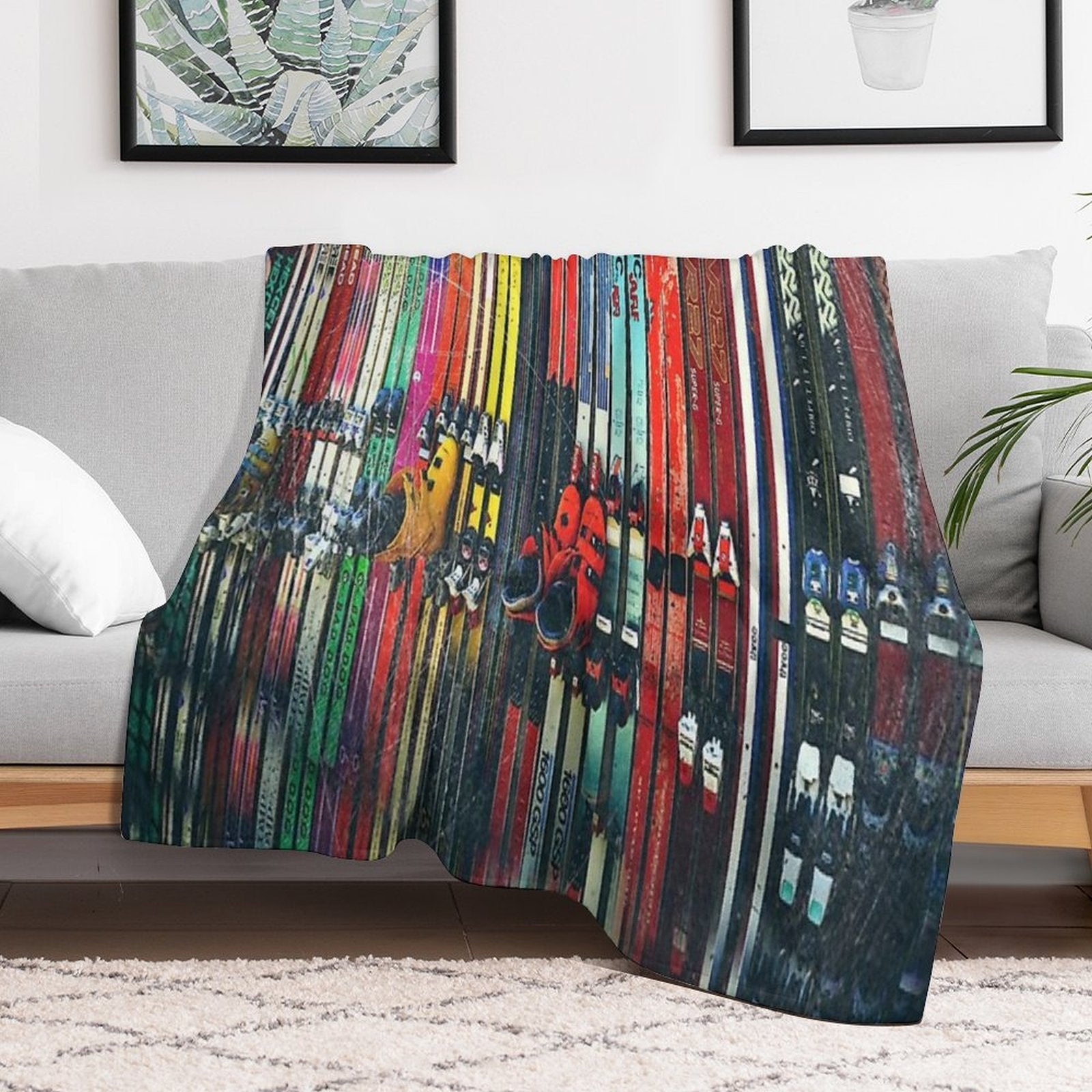 Ski Sun Valley Premium Throw Blanket