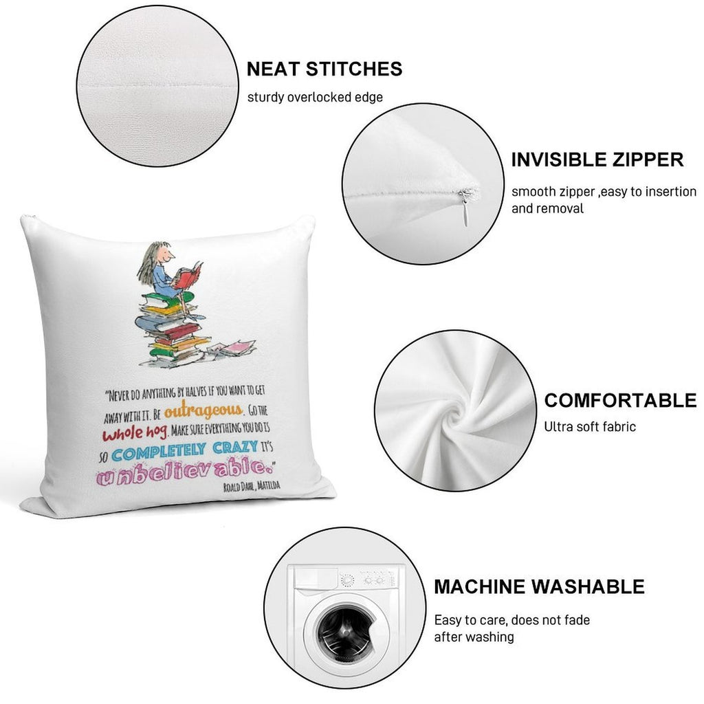 Matilda Soft Hidden Zipper Throw Pillow