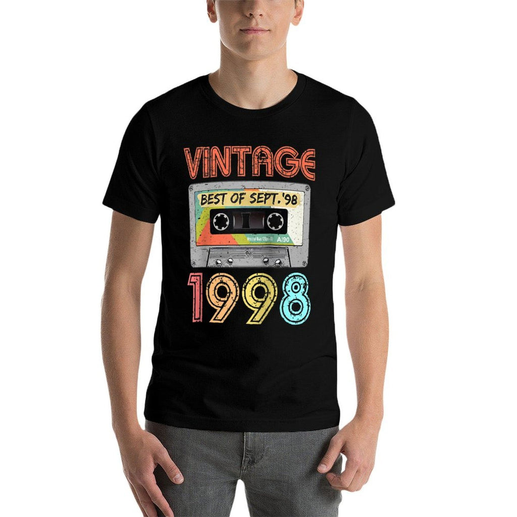 September 1998 21st Birthday Retro Vintage 1998 Raglan Baseball  Relaxed-fit T-Shirt