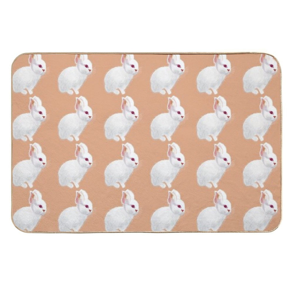 Cute Rabbit  High-Traffic Bath Mat