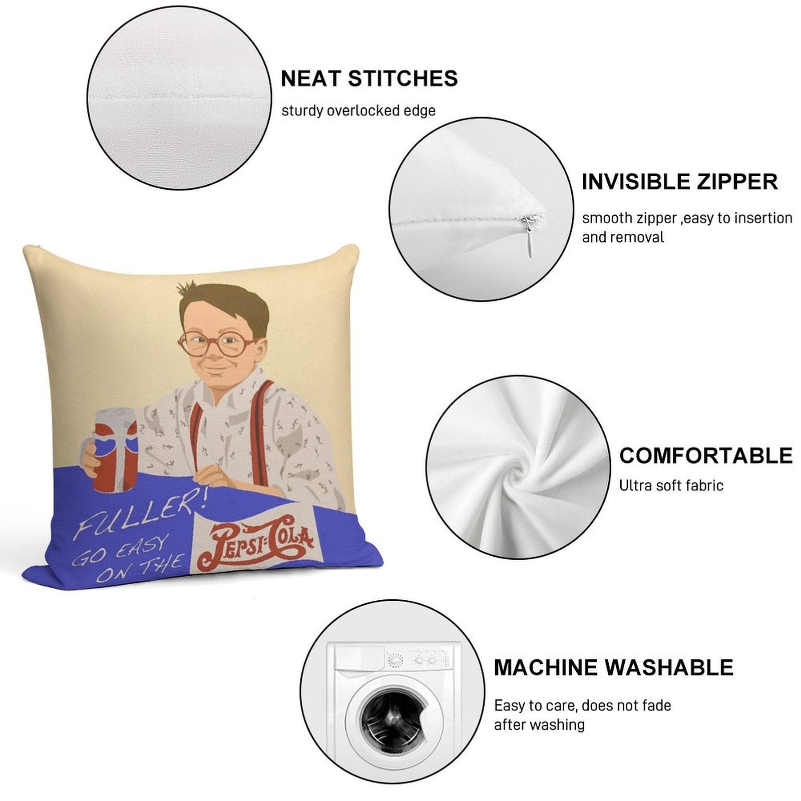 Home Alone Fuller Soft Multiple Sizes Throw Pillow