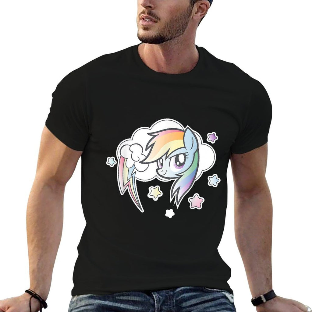 My Little Pony Rainbow Dash Cloud  Affordable Price T-Shirt