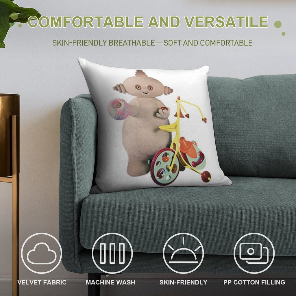 Makka Pakka Soft Fade-Resistant Throw Pillow