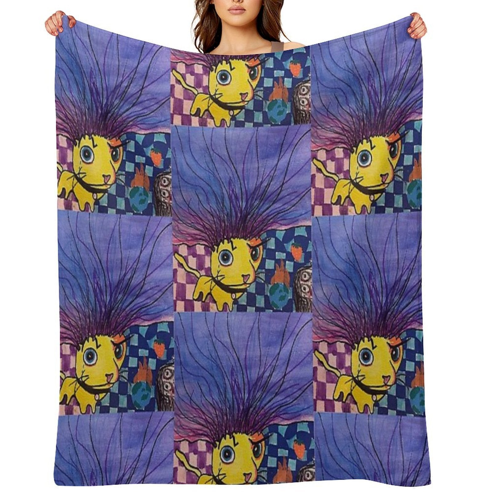 Bartholomeow Velvety-soft Throw Blanket