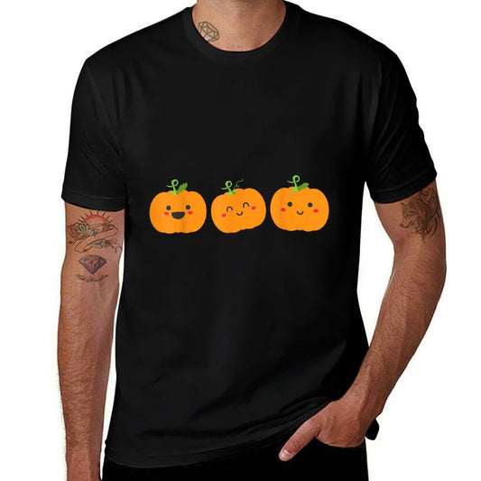 Three Cute Pumpkins for Kids Halloween And Fall Season  Graphic-printed T-Shirt