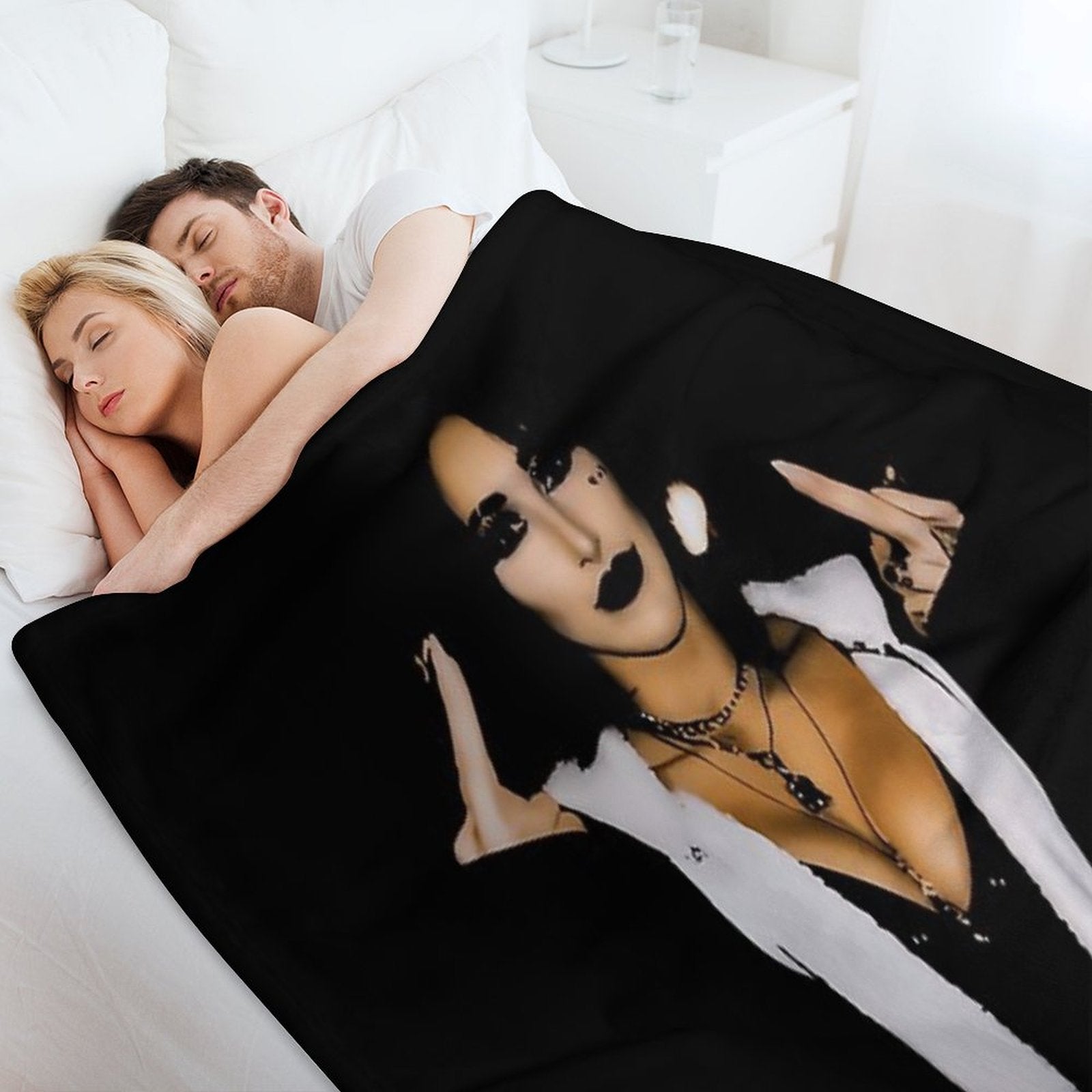 Rhea R.i.p.l.e.y Pose Meme Easy Care Throw Blanket