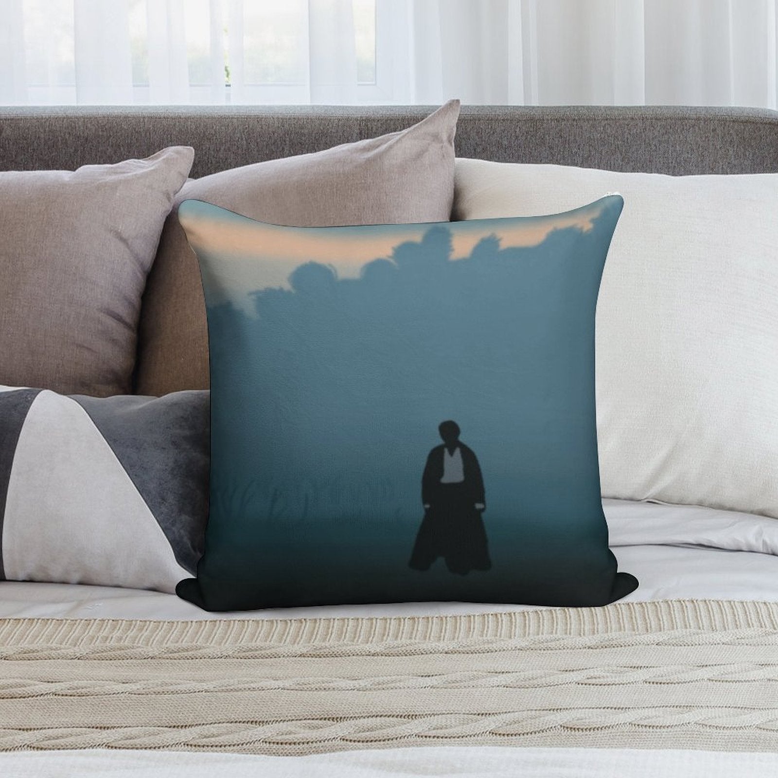 Pride And Prejudice Mr. Darcy Soft Skin-Friendly Throw Pillow