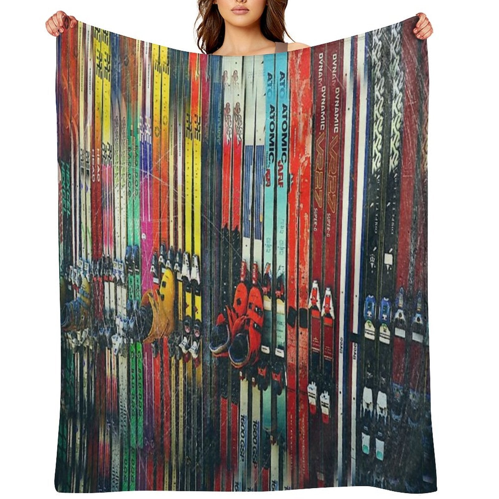 Ski Sun Valley Premium Throw Blanket