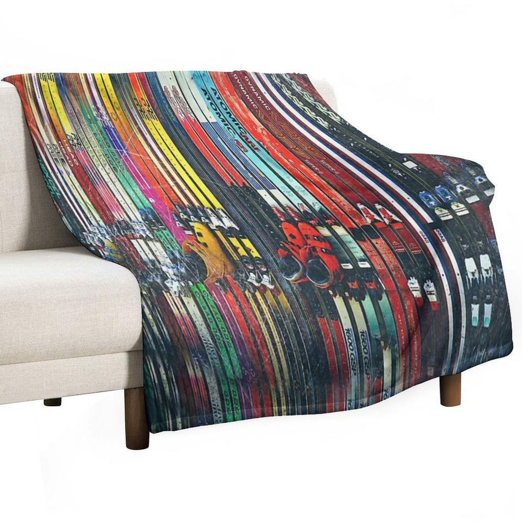 Ski Sun Valley Premium Throw Blanket