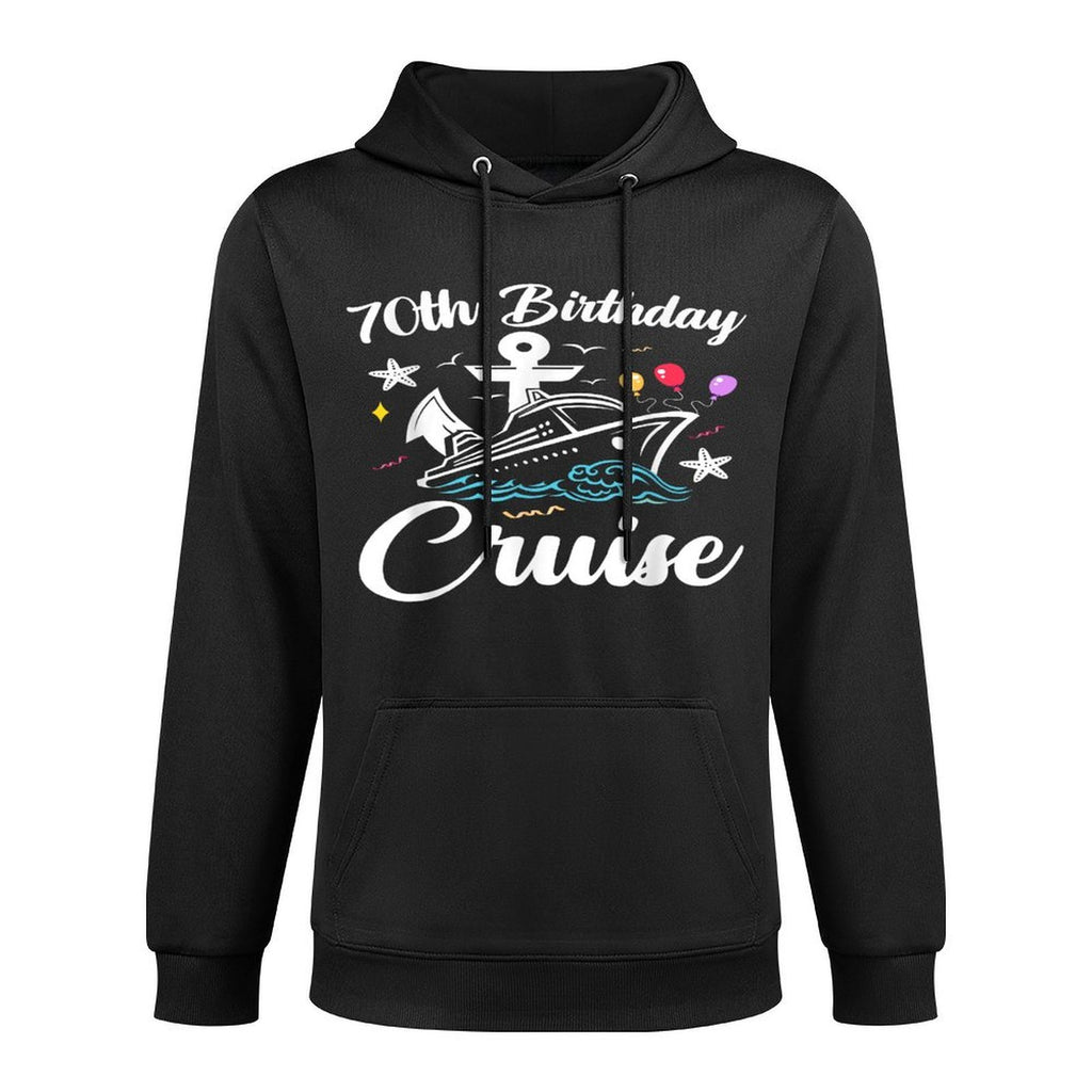 70 Years Old Birthday Cruise Squad 70th Birthday Cruise Durable Construction Hoodie