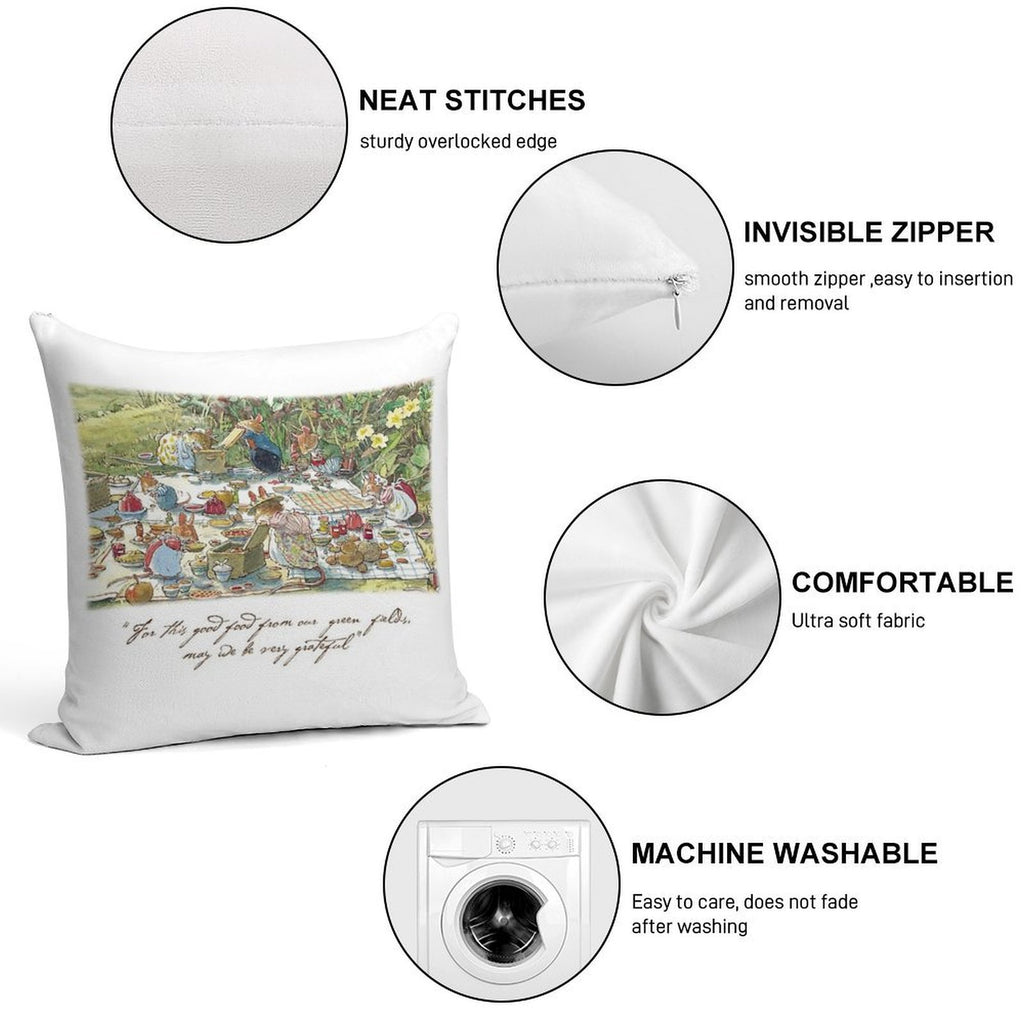 Picnic Time Soft Easy Maintenance Throw Pillow