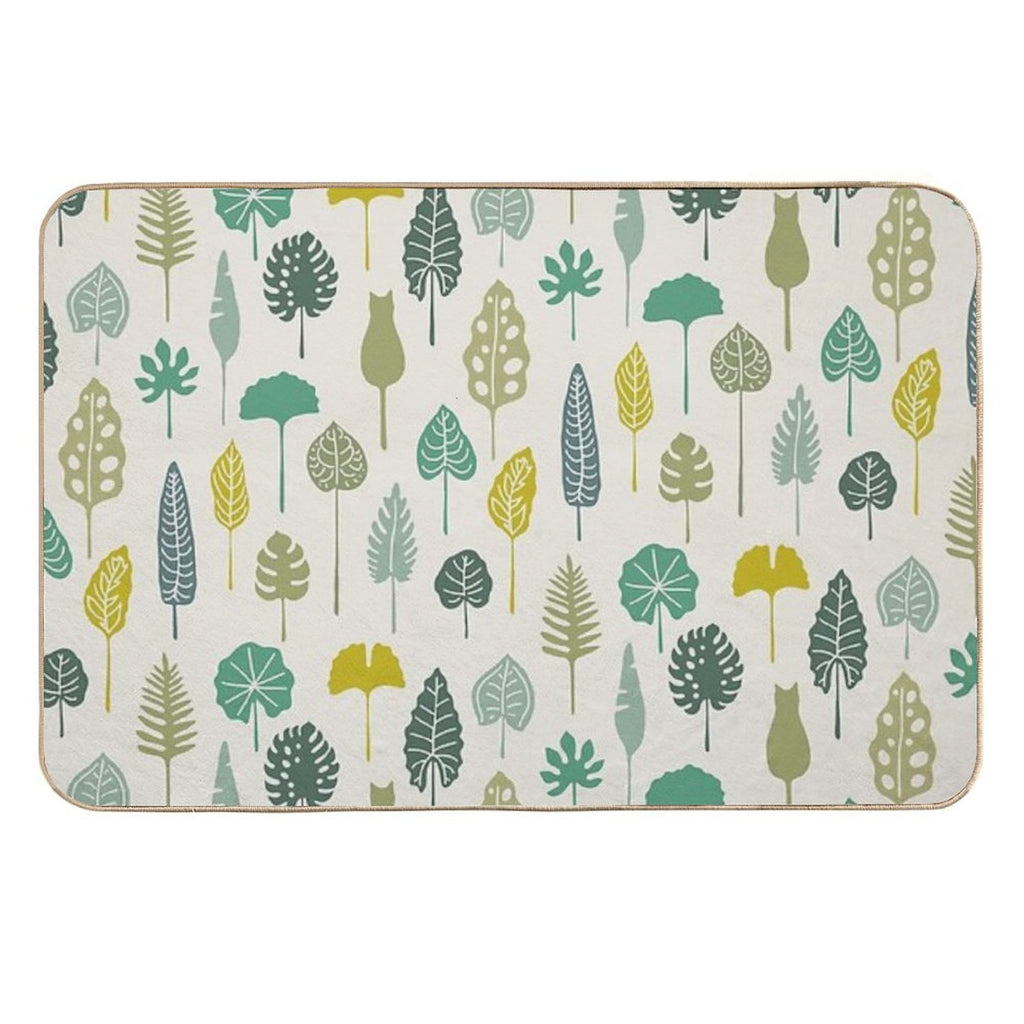 Cat And Plant 49  Eco-Friendly Bath Mat
