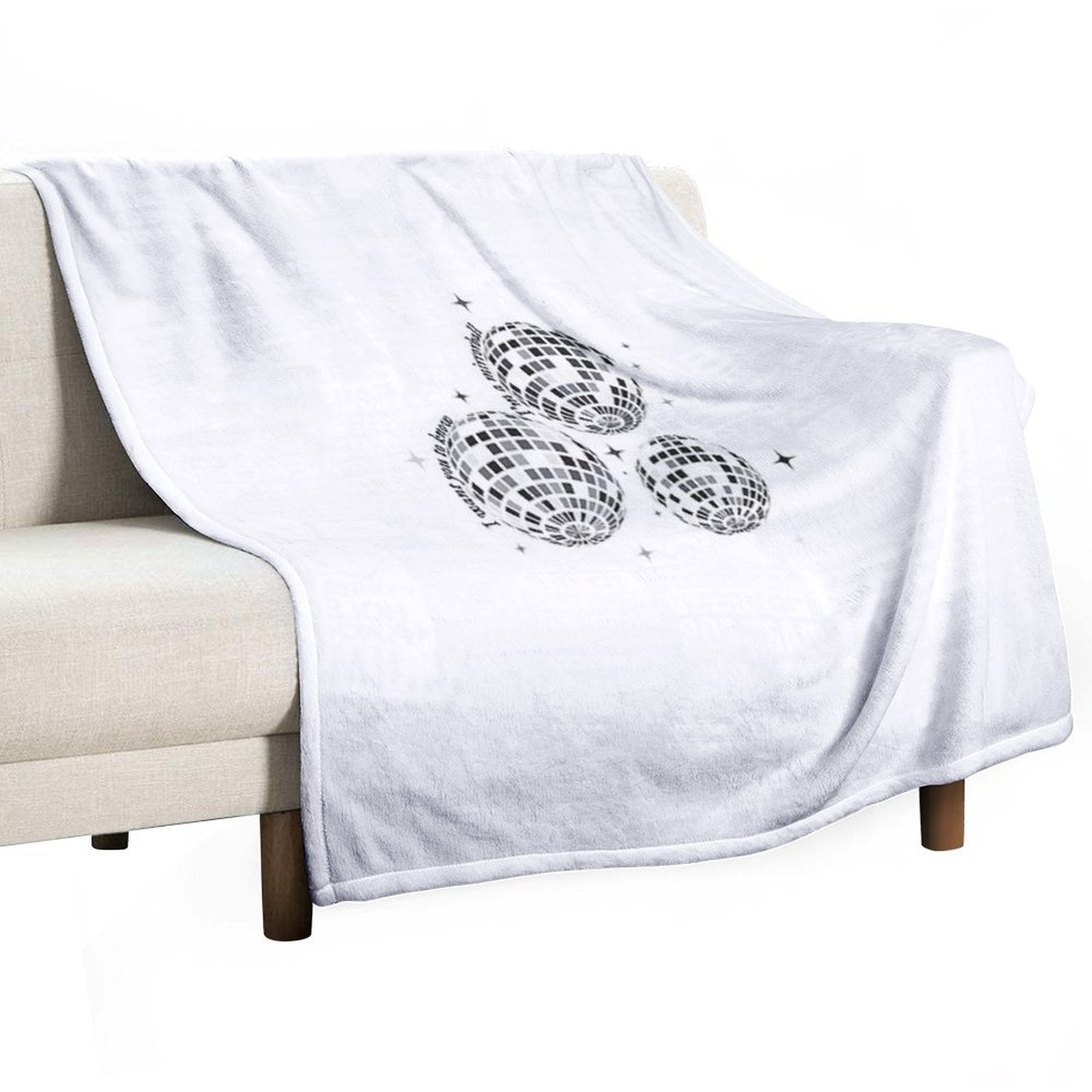 Mirrorball Velvety-soft Throw Blanket