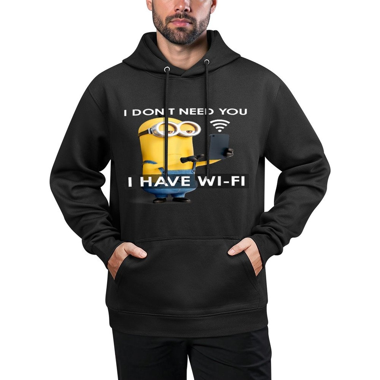 Despicable Me Minions KevinI Have Wi-Fi Graphic Moisture-Wicking Hoodie