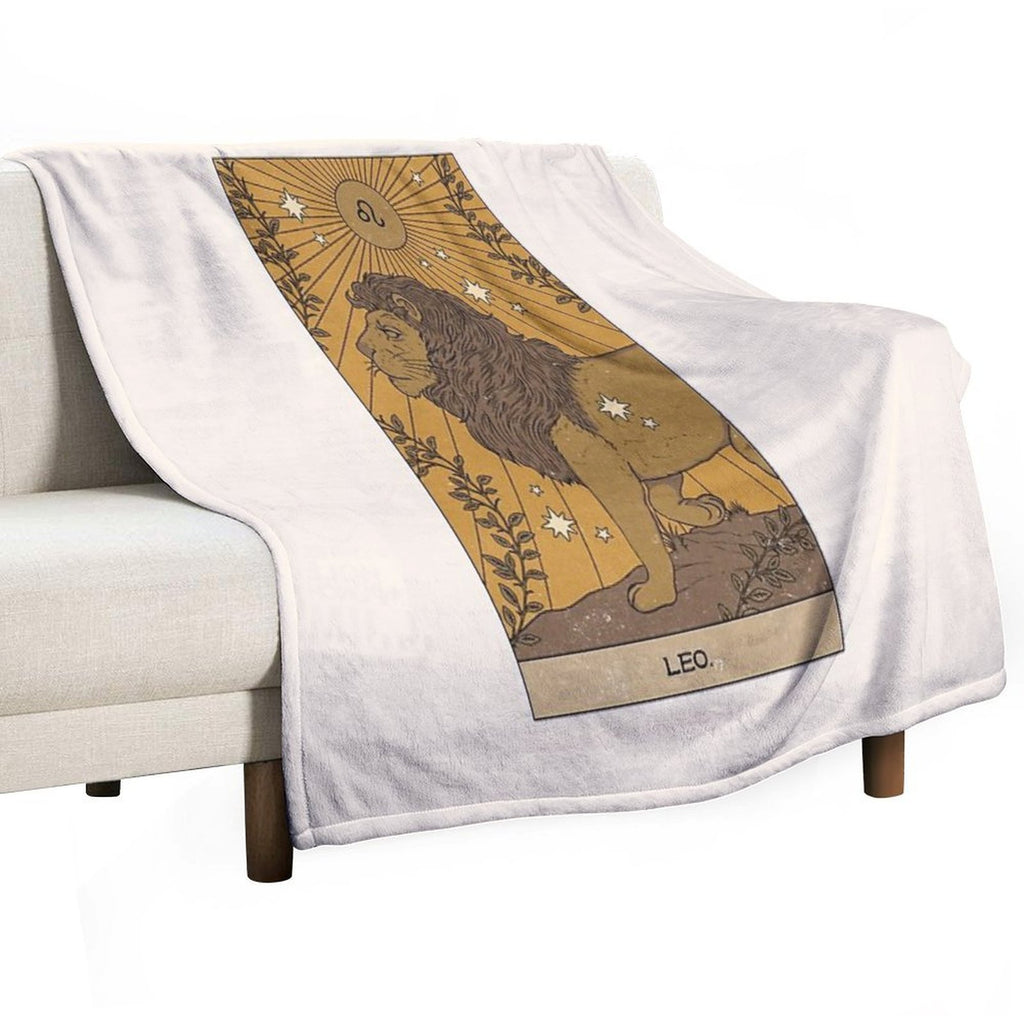 Leo Velvety-soft Throw Blanket