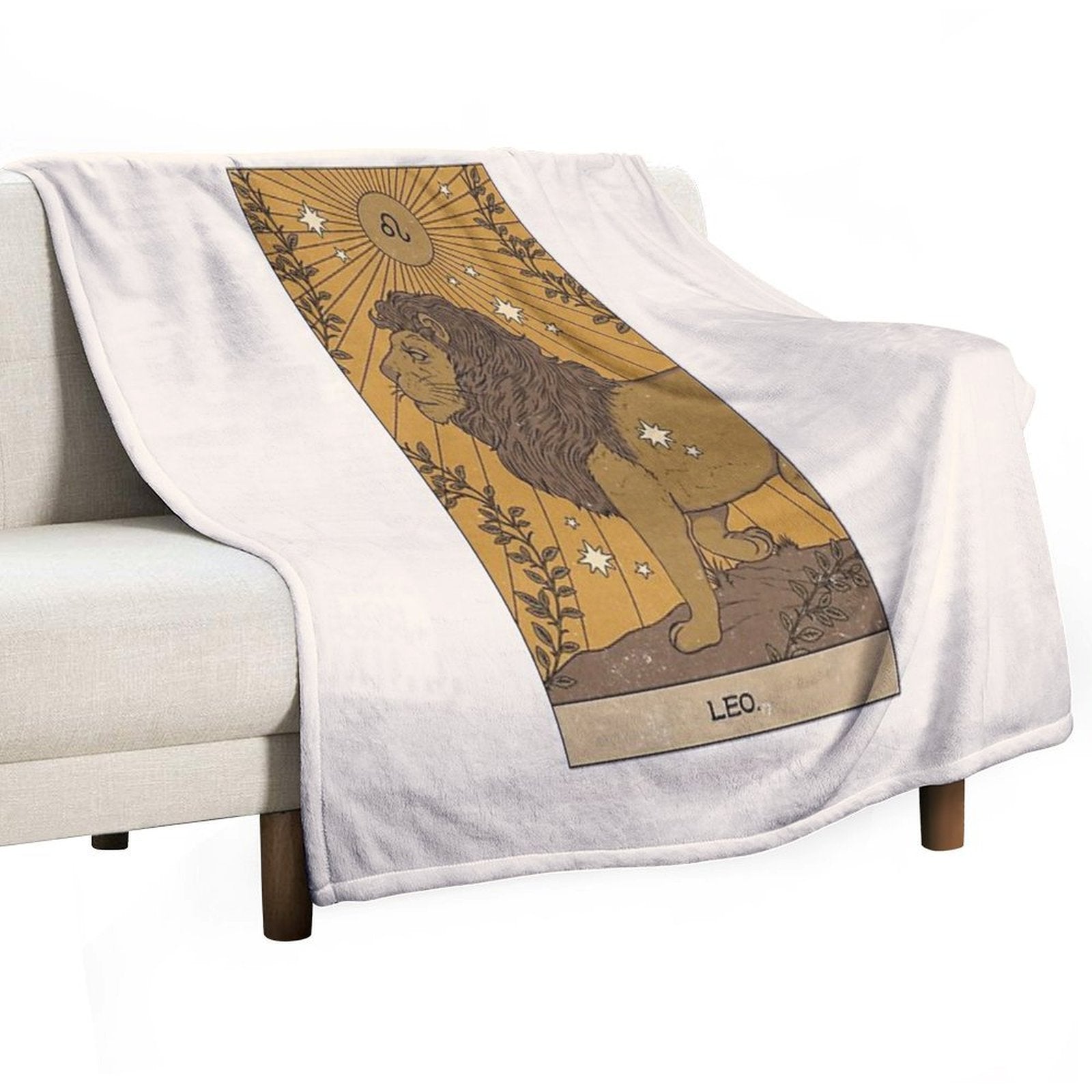 Leo Velvety-soft Throw Blanket
