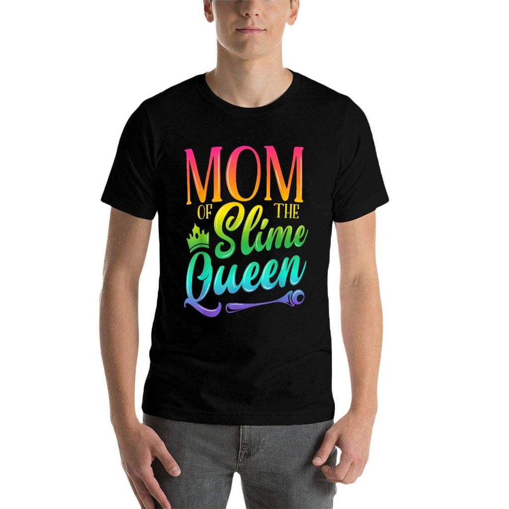 Mom Of The Slime Queen Birthday Party Family Matching Outfit  Graphic-printed T-Shirt