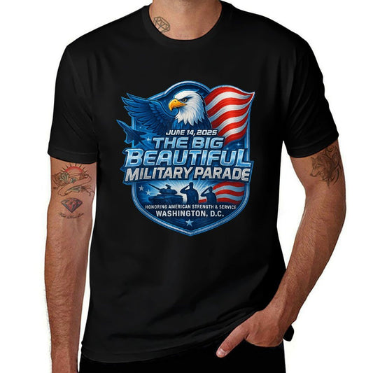 The Big Beautiful Military Parade DC June 14th 2025  Eco-friendly Material T-Shirt