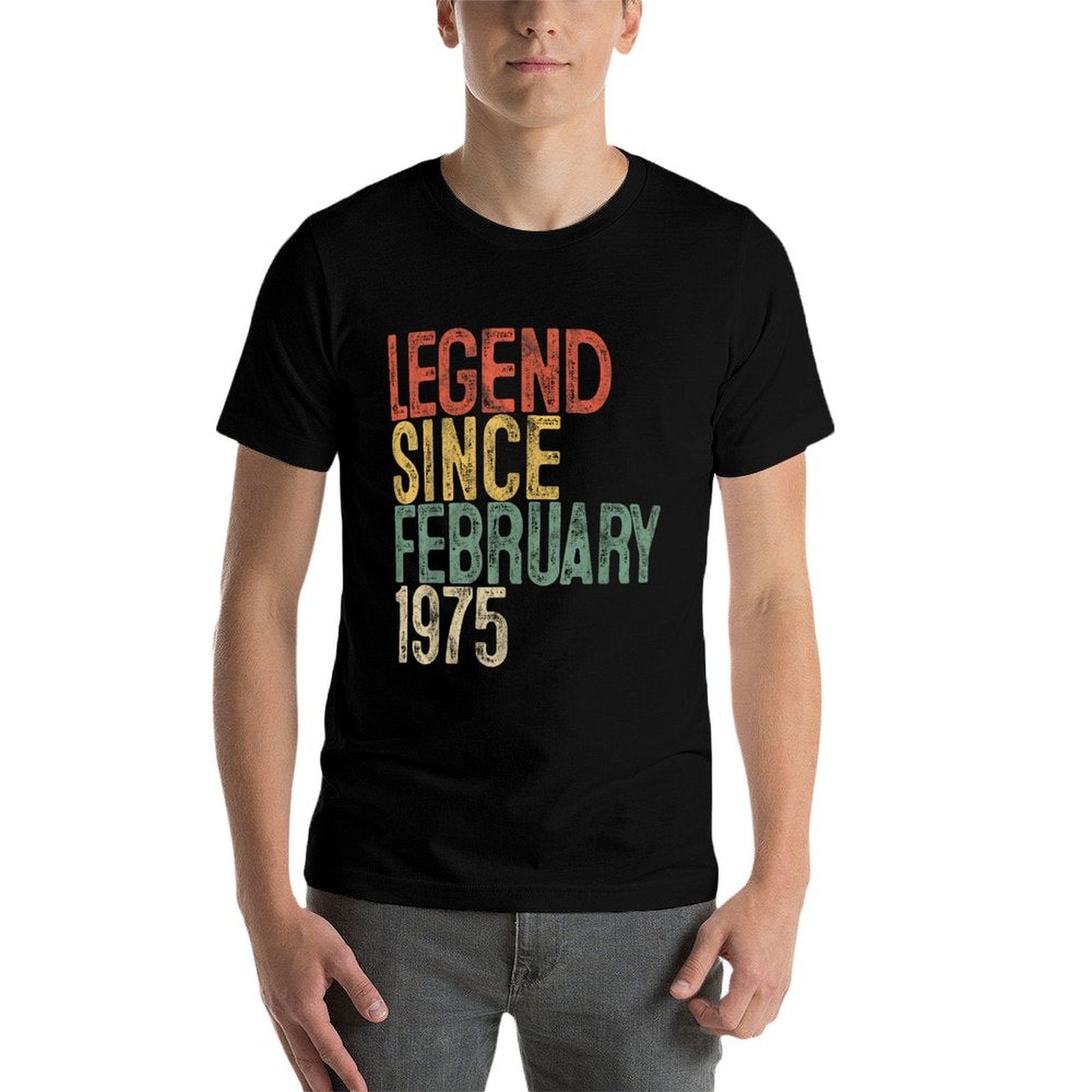 Legend 1975 50th Birthday Gifts for Men Women 50 Year Old  Quick-drying T-Shirt