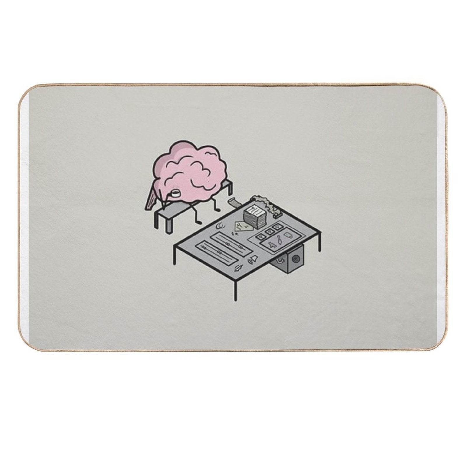 Everything Is All Right  Long-Lasting Bath Mat